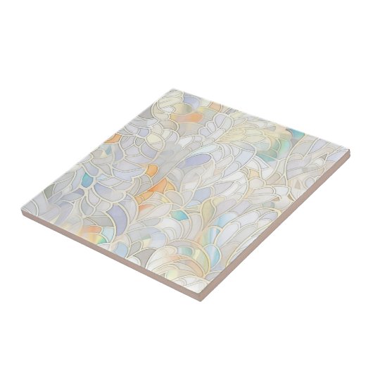 真珠の白い母 タイル (側面)