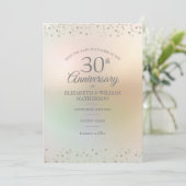 真珠の結婚記念日30周年ハートの紙吹雪 セーブザデート (スタンド正面)