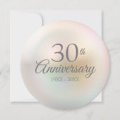 真珠の美しいエレガントな結婚30周年記念 (正面)