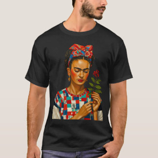 真珠の耳飾りの少女のパロディ ゴールデンレトリバー Tシャツ