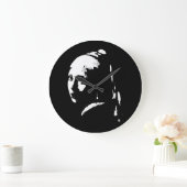 真珠の耳飾りの少女 抽象壁掛け時計 ラージ壁時計 (ホーム)