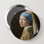 真珠の耳飾りの少女 缶バッジ (正面&裏面)