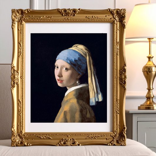 真珠の耳飾りの少女 1665 ヨハネス・フェルメール フォトプリント