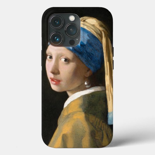 真珠の耳飾りの少女（Johannes Vermeer） Case-Mate iPhoneケース (裏面)