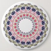 真珠の装飾 缶バッジ (正面)