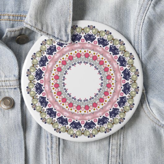 真珠の装飾 缶バッジ (インサイチュ)