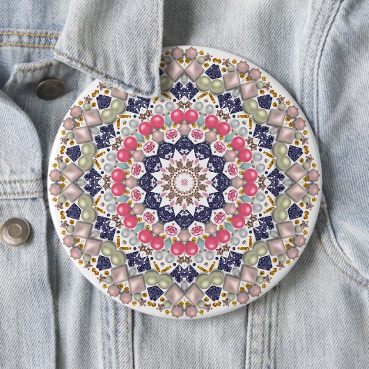 真珠の装飾 缶バッジ (インサイチュ)