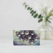 真珠の豪華な名刺 名刺 (スタンド正面)