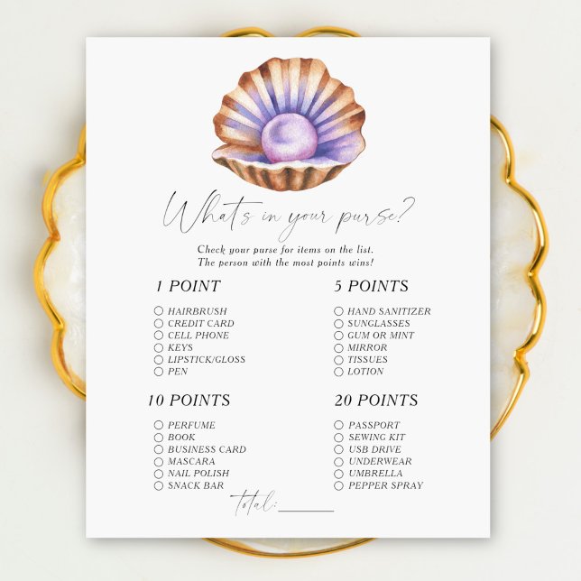 真珠の赤ちゃんシャワー – あなたの財布のゲームの何 (クリエイターアップロード済み)