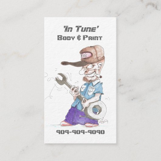 真珠の車のな名刺 名刺 (正面)