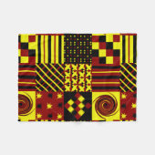 真珠の込み合いの疑似キルトはありません フリースブランケット (正面(横))