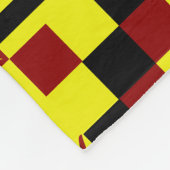 真珠の込み合いの疑似キルトはありません フリースブランケット (角)