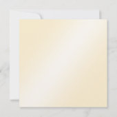 真珠の金属シャンペンを持つかわいらしいエンボスのPosy 招待状 (裏面)