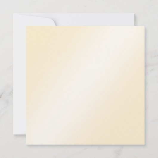 真珠の金属シャンペンを持つかわいらしいエンボスのPosy 招待状 (裏面)