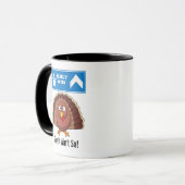 真珠の門に向かうトルコ マグカップ (正面左)