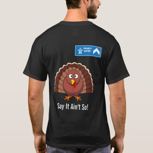 真珠の門に向かうトルコ Tシャツ (裏面)