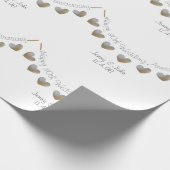 真珠の30周年結婚記念日 ラッピングペーパー (角)