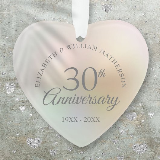 真珠の30回目結婚記念日 オーナメント