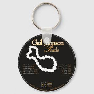真珠のCD Keychain キーホルダー