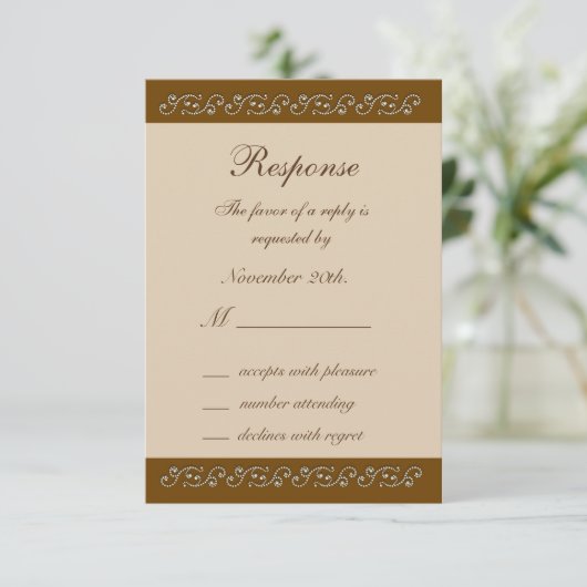 真珠アイシングonモカRSVP 出欠カード (スタンド正面)