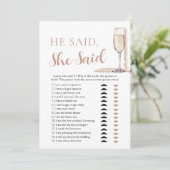 真珠エレガントとプロセッコ彼は言った、彼女はゲームを言った 招待状 (スタンド正面)