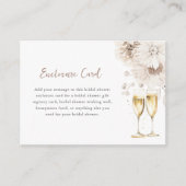 真珠エレガントとプロセッコ エンクロージャーカード (正面)