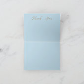 真珠エレガントとレースをテーマにした サンキューカード (内部)