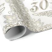 真珠エレガント30周年記念ラッピング紙 ラッピングペーパー (ロールコーナー)
