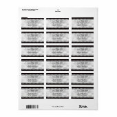 真珠クラシック付き掛け布 ラベル (フルシート)