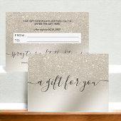 真珠グリッターアイボリーグラデーション金ゴールドスプレー