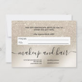 真珠グリッターアイボリーグラデーション金ゴールド贈与証 (裏面)