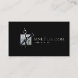 真珠スタイリッシュ髪結いモノグラムの母 名刺