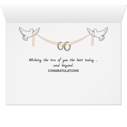 真珠ハートと結婚式の花 (内部横(下))