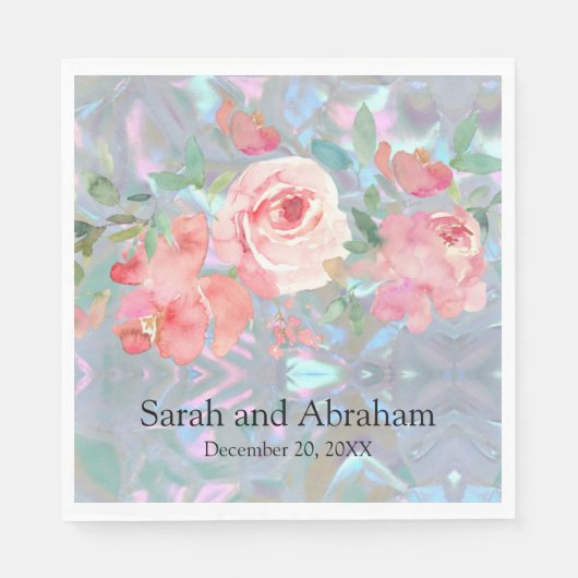 真珠フェイクの母 スタンダードランチョンナプキン (正面)