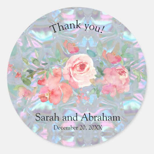 真珠フェイクの母 ラウンドシール (正面)