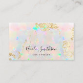 真珠フェイク光沢オパールの名刺 名刺 (正面)