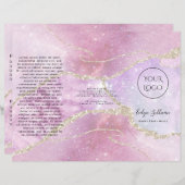 真珠フェイク効果パンフレット (正面/裏面)