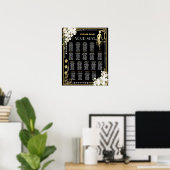 真珠フローラアールデコギャツビー20s座席 ポスター (ホームオフィス)