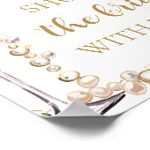 真珠プロセッコ花嫁を愛でシャワー浴びよう ポスター (角)