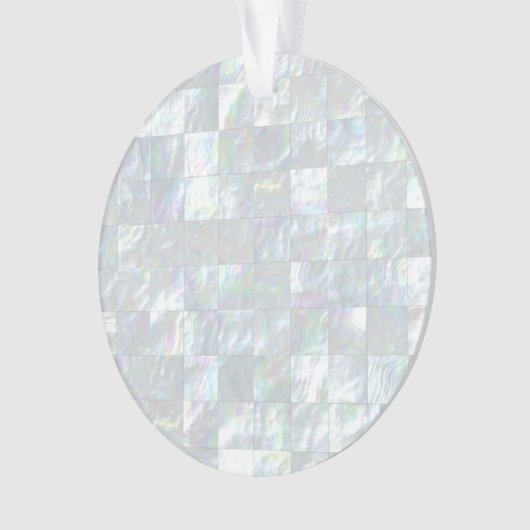 真珠モザイクの母 オーナメント (正面)