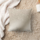 真珠モダングリッターアイボリーグラデーション勾配金属 クッション (ブランケット)