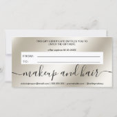 真珠モダン金勾配贈与証書 (裏面)