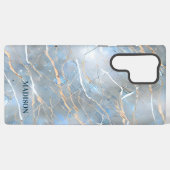 真珠光沢の大理石 SAMSUNG GALAXYケース (裏面横)