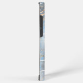 真珠光沢の大理石 SAMSUNG GALAXYケース (右側面)