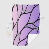 真珠光沢パープルクリエイティブ離れパターン ゴルフタオル (インサイチュ)