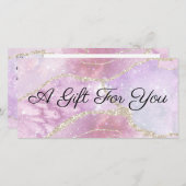 真珠光沢フェイク効果贈与証書 (正面/裏面)