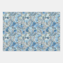 真珠光沢フローラ包装紙シート ラッピングペーパーシート