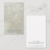 真珠光沢モダンネックレス表示カード 名刺 (正面/裏面)