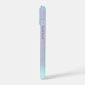 真珠層のいて座の星座の装飾 iPhone 15ケース (左側面)