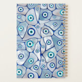 真珠悪の目のパターンの母 プランナー手帳 (裏面)